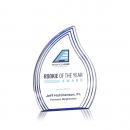 Tidworth Full Color Blue Flame Acrylic Award