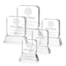 Flamborough Clear on Base Crystal Award - Corporate Awards