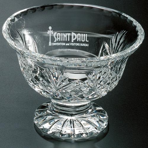 Corporate Awards - Crystal Awards - Vase and Bowl Awards - Durham Optical Crystal Trophy Bowl
