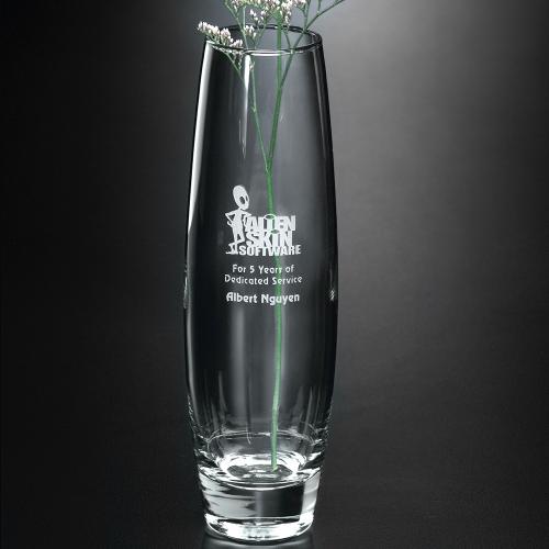Corporate Awards - Service Awards - Elite Optical Crystal Bud Vase