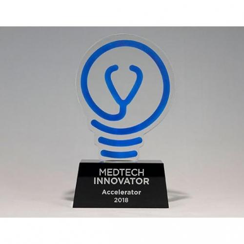 Featured - Custom Crystal Awards Gallery - MedTech innovator â Accelerator Custom Award