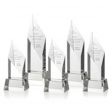 Employee Gifts - Vertex Clear on Base Diamond Crystal Award