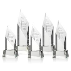 Vertex Clear on Base Crystal Award - Crystal Awards