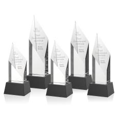 Vertex Black on Base Crystal Award - Crystal Awards