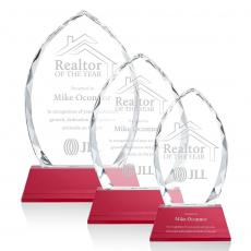 Employee Gifts - Wilton Red on Newhaven Arch & Crescent Crystal Award