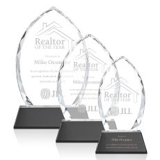 Wilton Black on Newhaven Base Arch & Crescent Crystal Award - Corporate Awards