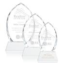 Wilton White on Newhaven Base Arch & Crescent Crystal Award