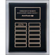 Employee Gifts - Black Stained Perpetual Plaque
