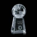 Globe Spheres on Tall Base Award