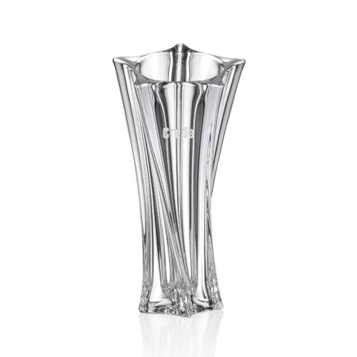 Corporate Awards - Crystal Awards - Vase and Bowl Awards - Manzini Waisted Vase
