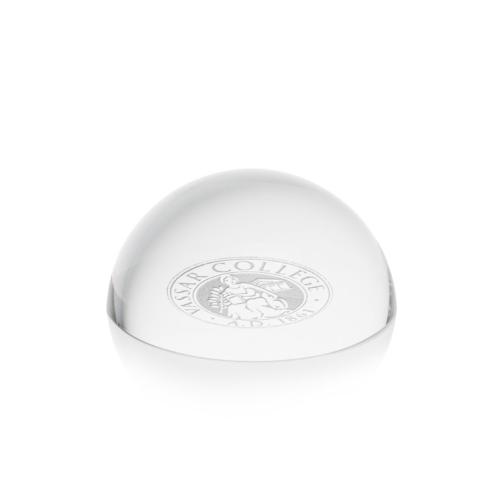 Corporate Gifts, Recognition Gifts and Desk Accessories - Paperweights - Dome Paperweight