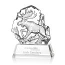 Ottavia Moose Animals Crystal Award