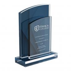 Employee Gifts - Ithaca College Custom Blue Acrylic Award