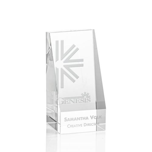 Corporate Awards - Belleville Deep Etch Obelisk Crystal Award