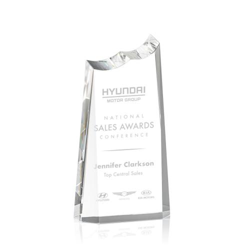 Corporate Awards - Crystal Awards - Crystal Pillar Awards - Sebastiana Obelisk Crystal Award