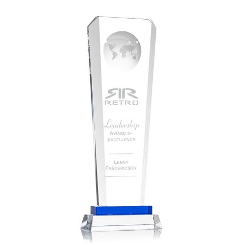 Corporate Awards - Crystal Awards - Globe Awards  - Inglefield Globe Tower Spheres Award