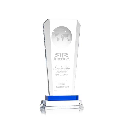Corporate Awards - Inglefield Globe Tower Obelisk Crystal Award
