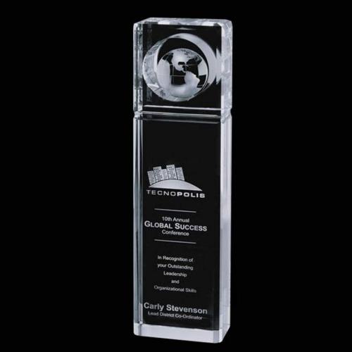 Corporate Awards - Crystal Awards - Globe Awards  - Waterloo Globe Spheres Award