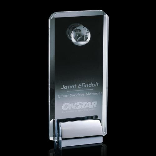 Corporate Awards - Crystal Awards - Globe Awards  - Buxton Globe Spheres Award
