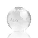 Globe Paperweight - Clear