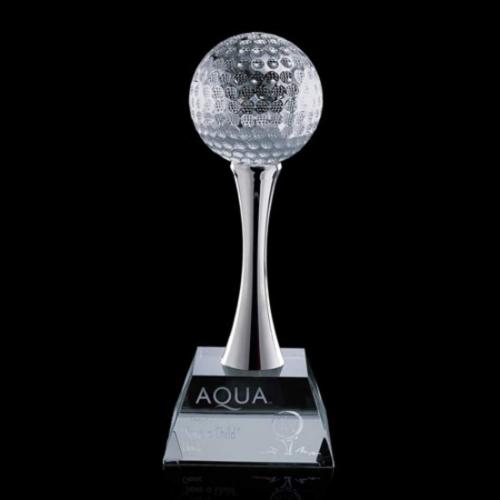 Corporate Awards - Sports Awards - Golf Awards - Edson Golf Spheres Crystal Award