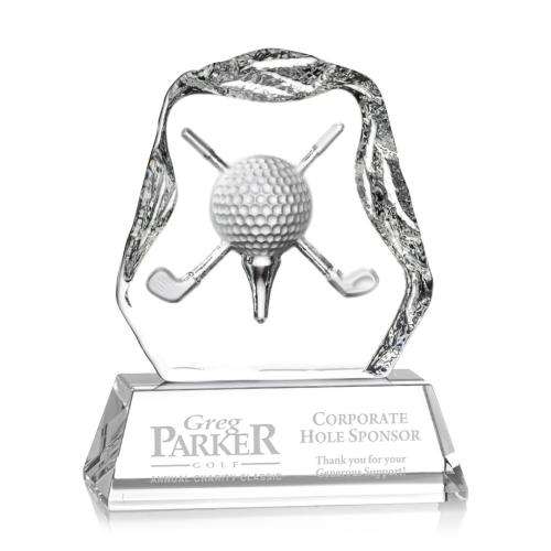 Corporate Awards - Slaithwaite Golf Optical Crystal Award
