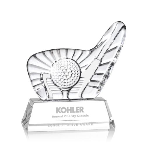 Corporate Awards - Dougherty Golf Optical Abstract / Misc Crystal Award
