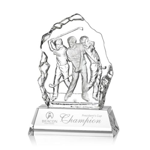 Corporate Awards - Fergus Golf Optical People Crystal Award