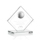 Barrick Golf Clear Spheres Crystal Award