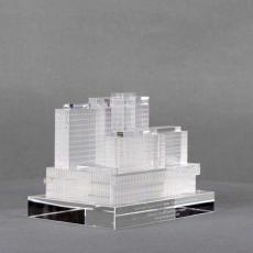 Employee Gifts - Custom Loma Linda Crystal 3D Building Replica