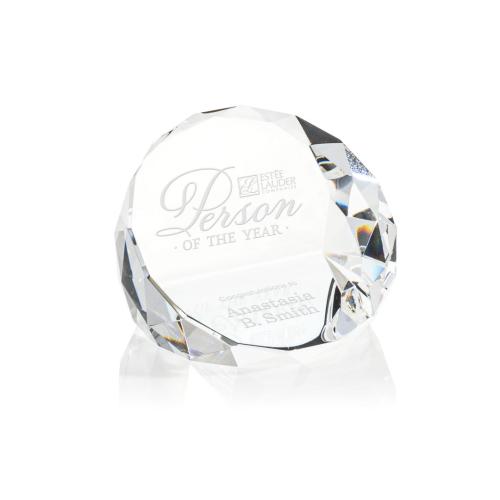Corporate Gifts, Recognition Gifts and Desk Accessories - Paperweights - Chiltern Paperweight - Clear