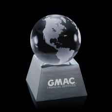 Employee Gifts - Globe on Aluminum Base