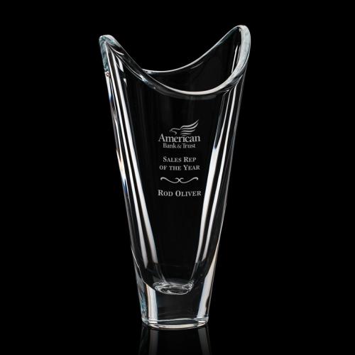 Corporate Awards - Crystal Awards - Vase and Bowl Awards - Wedgewood Vase