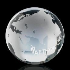 Optical Globe Spheres Crystal Award - Crystal Awards