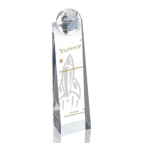 Corporate Awards - Crystal Awards - Globe Awards  - Globe Tower Spheres Award