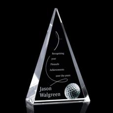 Employee Gifts - Holborn Golf Pyramid Crystal Award