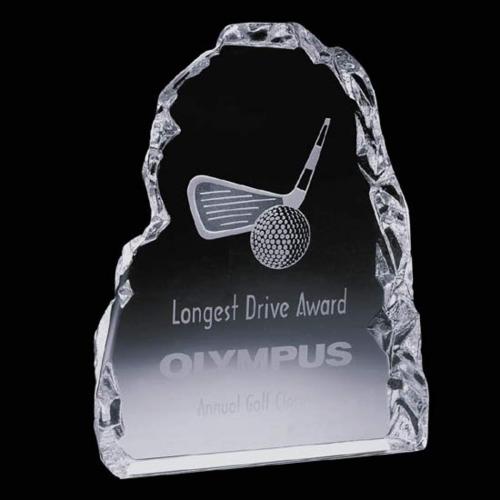 Corporate Awards - Sports Awards & Player Recognition Trophies - Golf Awards - Golf Iceberg Vertical Golf Award