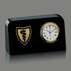 Employee Gifts - Marble Clock - Rectangle