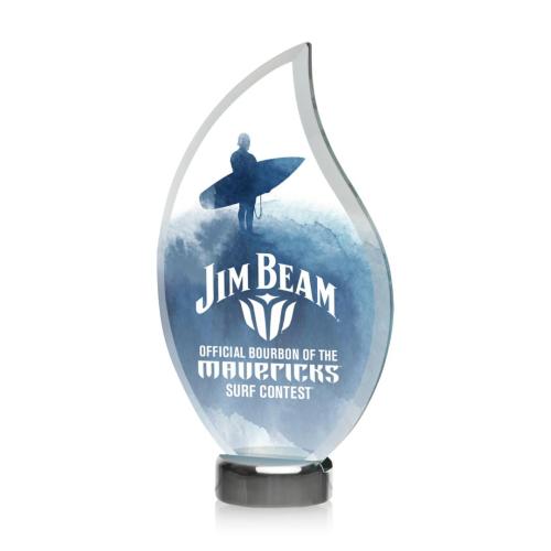 Corporate Awards - Full Color Awards - Bentworth Full Color Flame Award