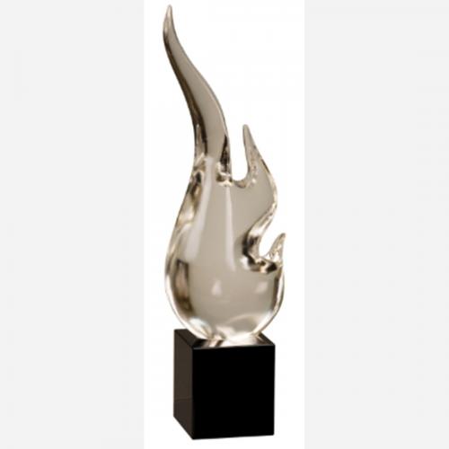 Corporate Awards - Crystal Awards - Flame Awards - Optical Crystal Flame Art Award