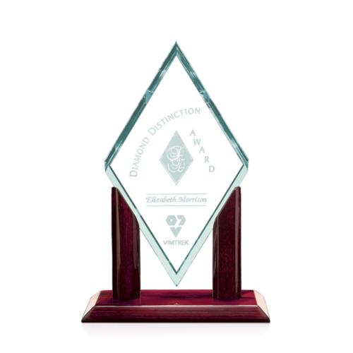 Corporate Awards - Mayfair Jade Diamond Glass Award