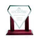 Marquise Jade Diamond Glass Award