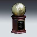Cast Globe Spheres Metal Award