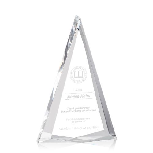 Corporate Awards - Shrewsbury Clear Pyramid Acrylic Award