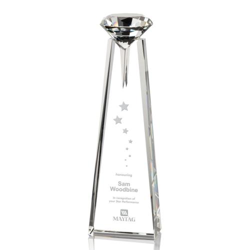 Corporate Awards - Crystal Awards - Diamond Awards - Alicia Gemstone Diamond Award