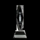 President 3D Clear on Base Obelisk Crystal Award
