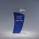 Chimera Clear & Blue Acrylic Award