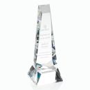 Rustern Obelisk Clear on Base Crystal Award