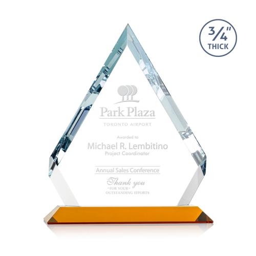 Corporate Awards - Apex Amber Crystal Award