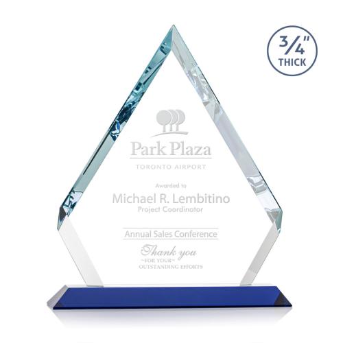 Corporate Awards - Apex Blue Crystal Award